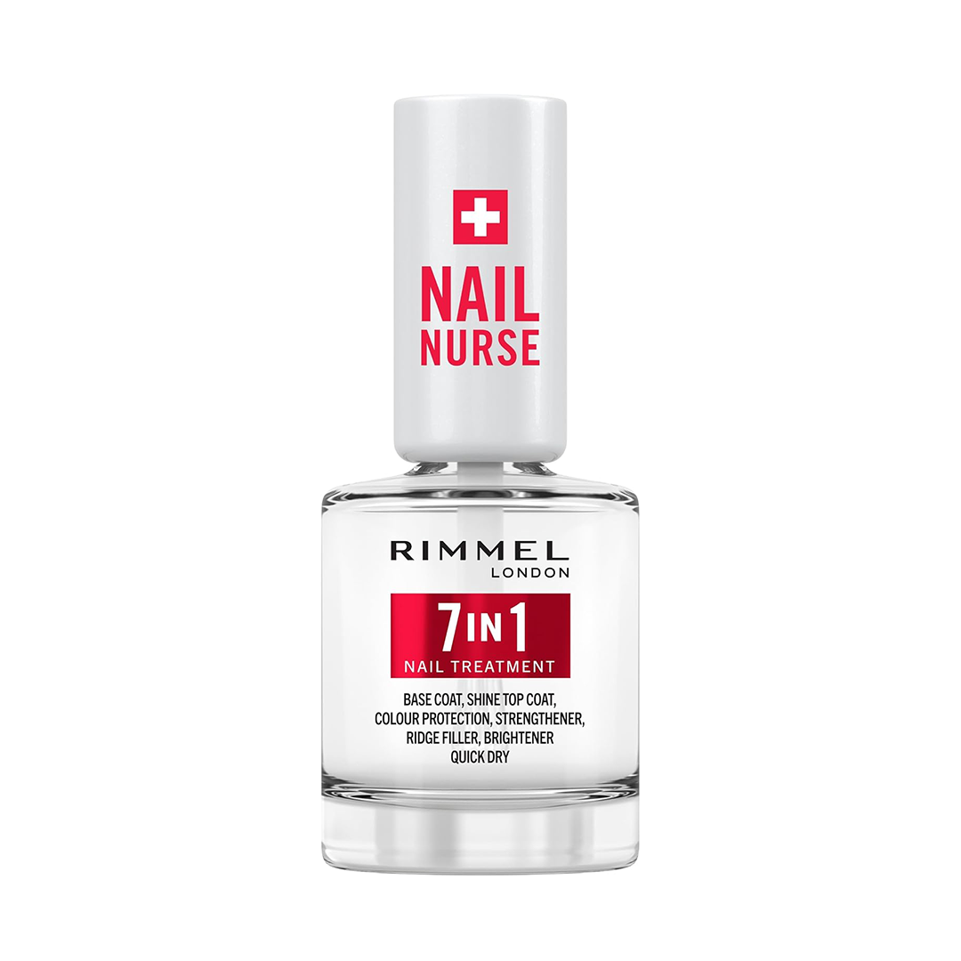 Rimmel London Nail Care 7 في 1: طبقة أساس وطلاء علوي بفوائد متعددة