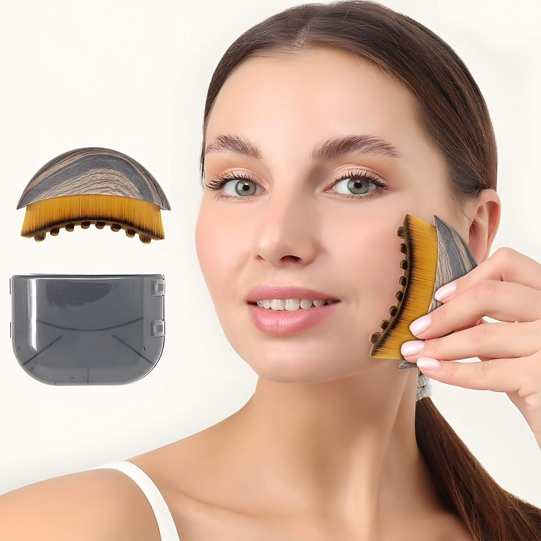 Lymphatic Contour Face Brush Lymphatic Drainage Facial Massager (1 Piece)