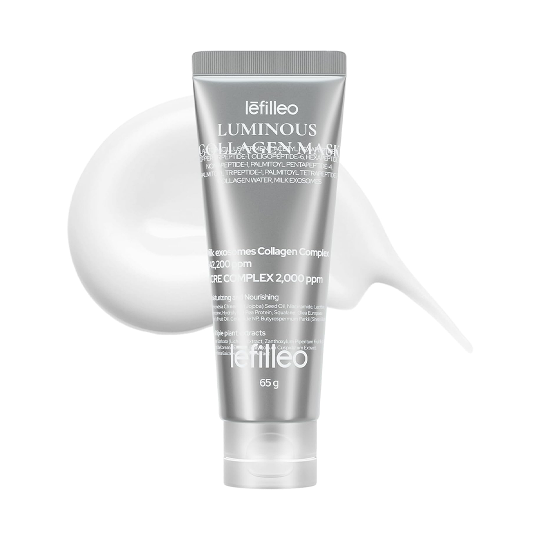 Luminous Collagen Mask | Elasticity Targeting & Radiant Care & Brightening | Wrapping Peel Off Mask - Glass Skin | Korean Skincare | 65g / 2.29 oz.