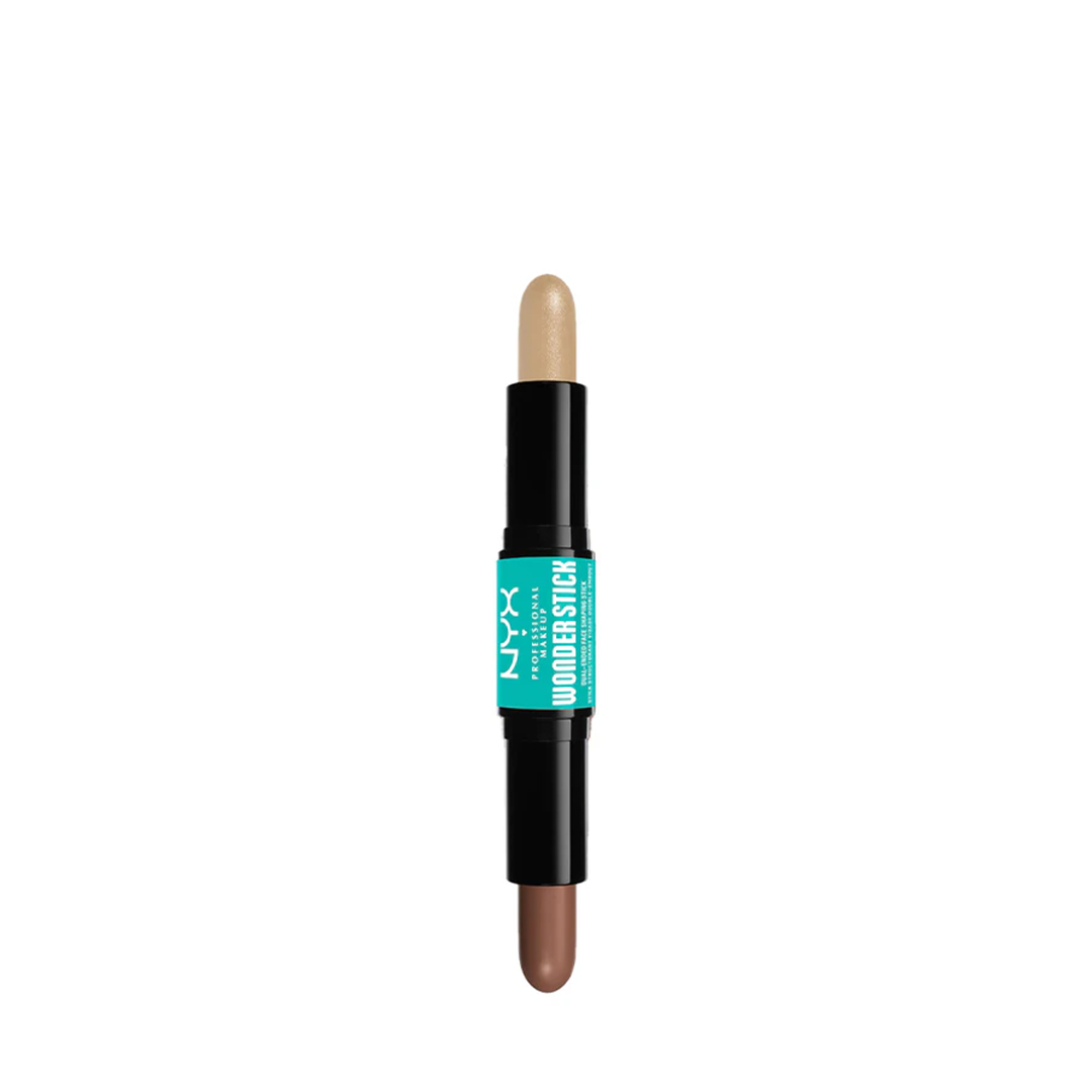 NYX Professional Makeup WonderStick Dual-ended Contour Stick, Brighten and Highlight, Face Shaping Duo, Vegan Formula, Shade - Universal Light, 35.9 gram
