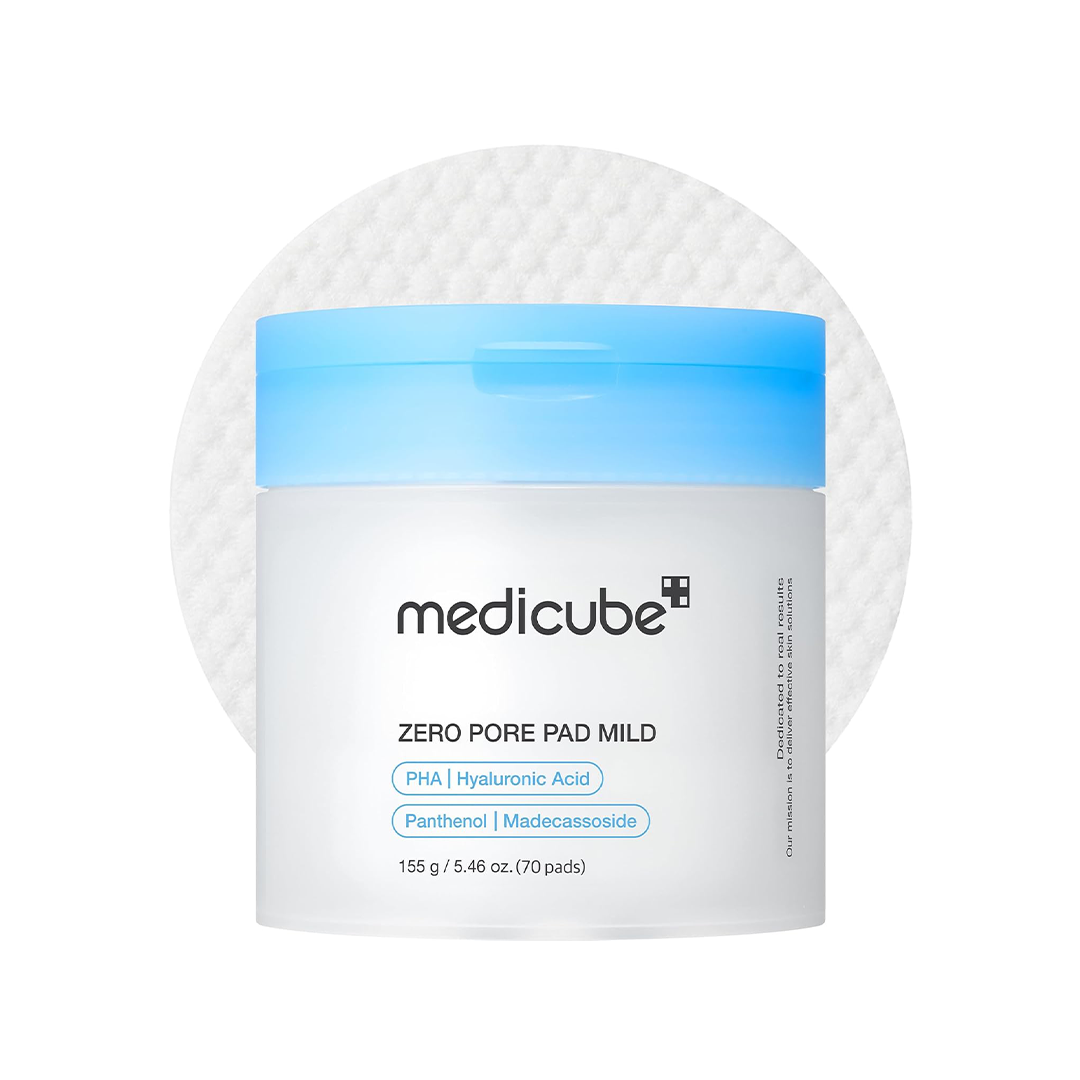 Medicube Zero Pore Pad Mild Toner Pads 70 Pads Gentle PHA Pore Care