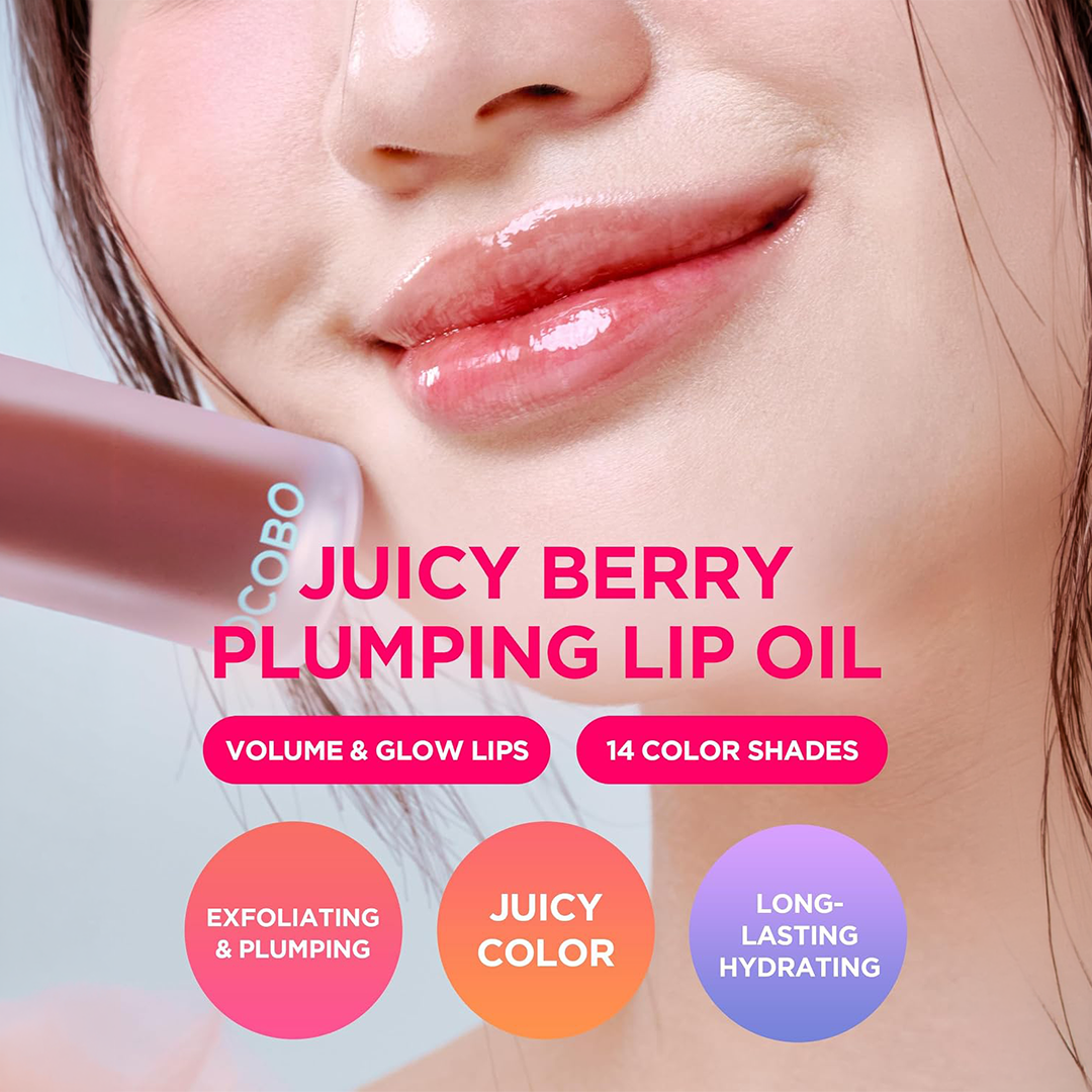 TOCOBO Lip Oil Juicy Berry 04 Bitter Brown (4g)