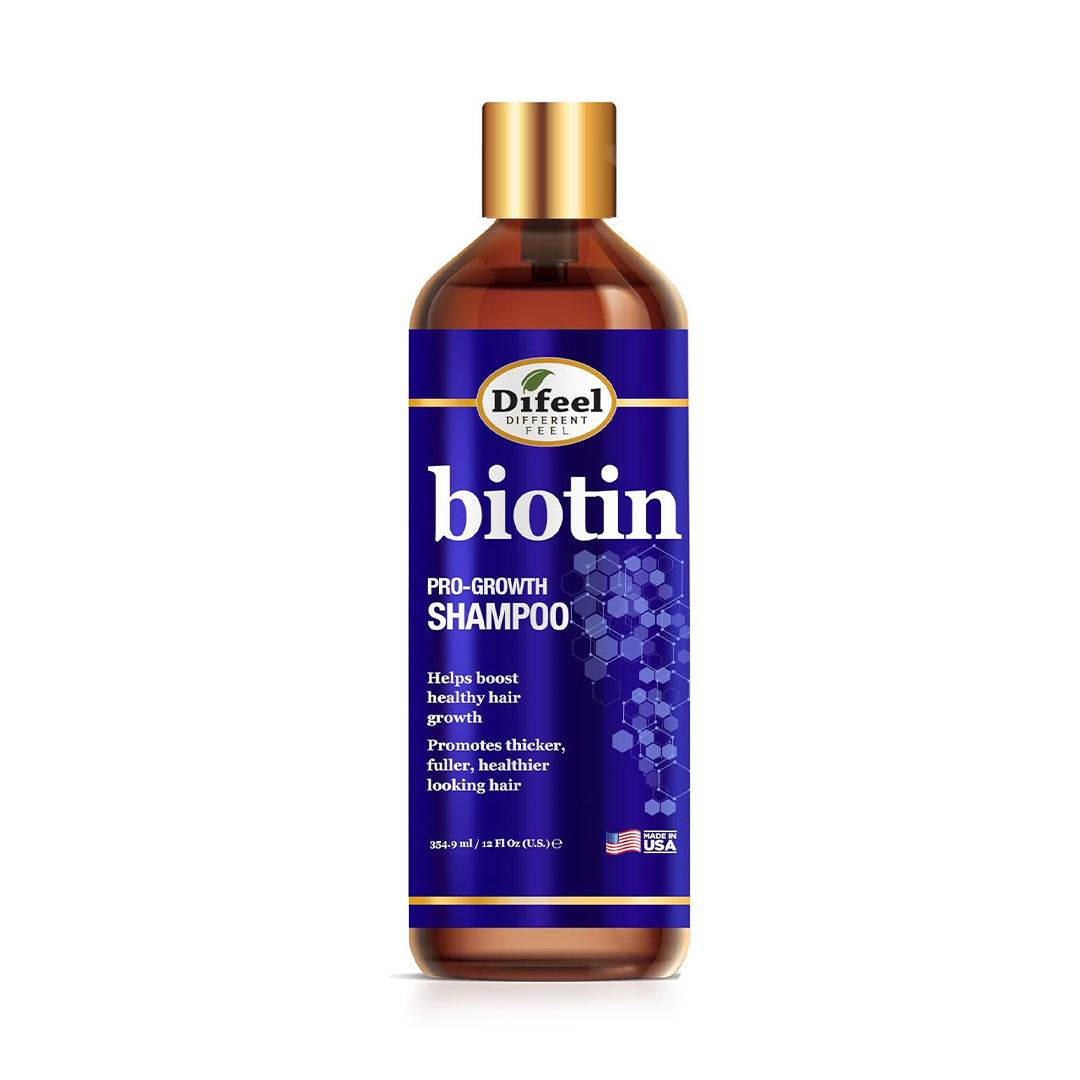 Difeel Pro-Growth Biotin Shampoo For Thinning Hair & Hair Loss Support 354.9ml