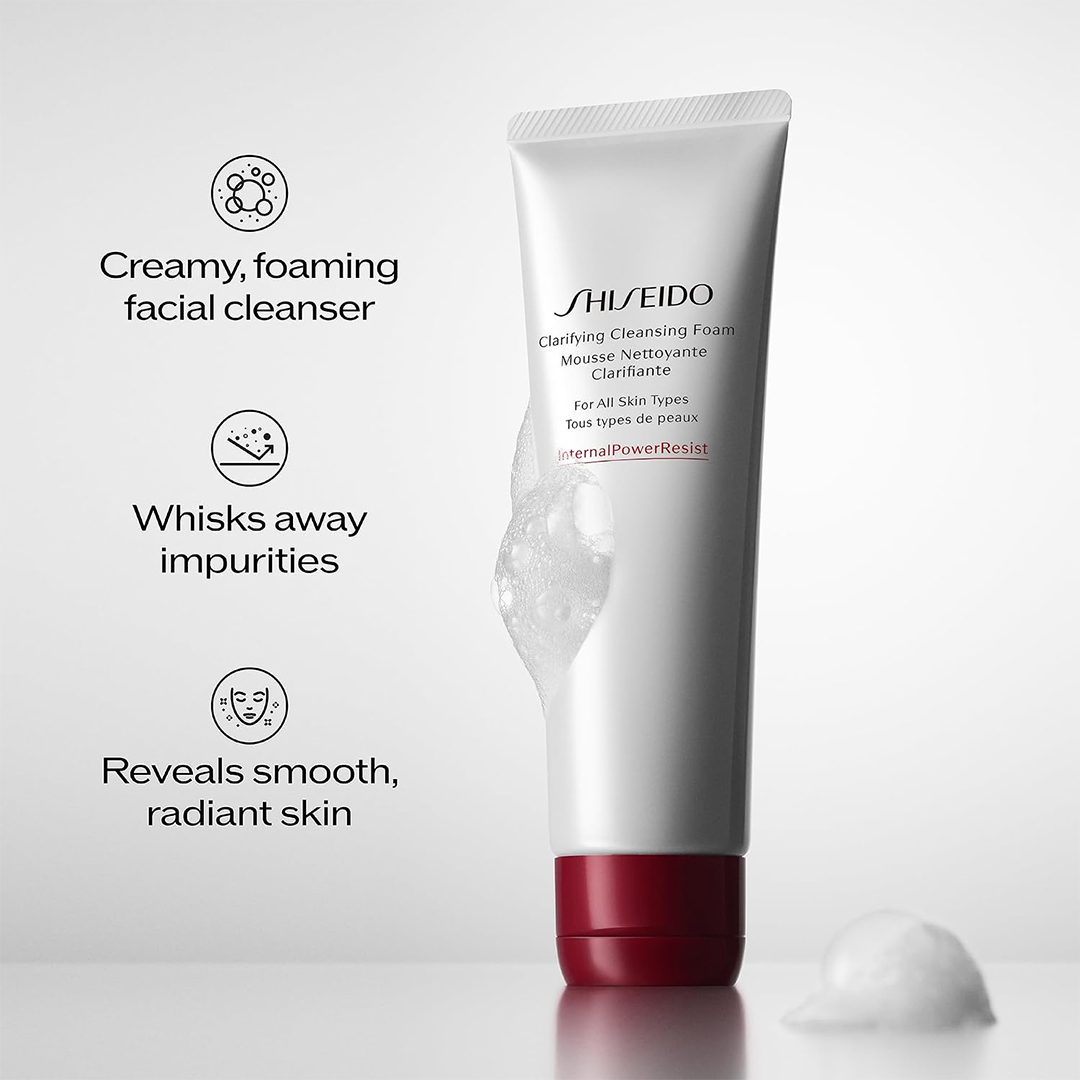 Shiseido Clarifying Cleansing Foam Deep Cleansing Face Wash for All Skin Types