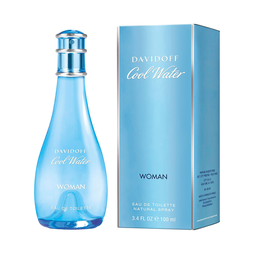 Davidoff Cool Water for Women (100ml) The Ultimate Fresh & Aquatic Eau De Toilette