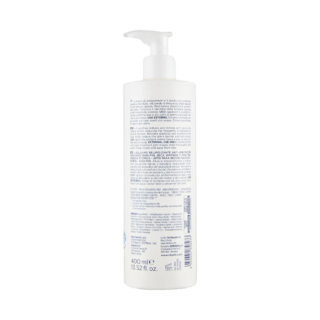 Rilastil Xerolact PB Balm (400ml) The "Microbiome-Balanced" Skin Barrier Rescue