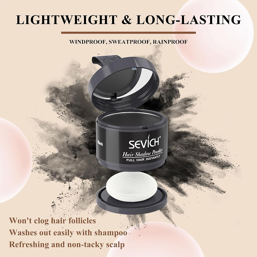 Sevich Hairline Powder (Black) The Instant Volume Root Touch-Up