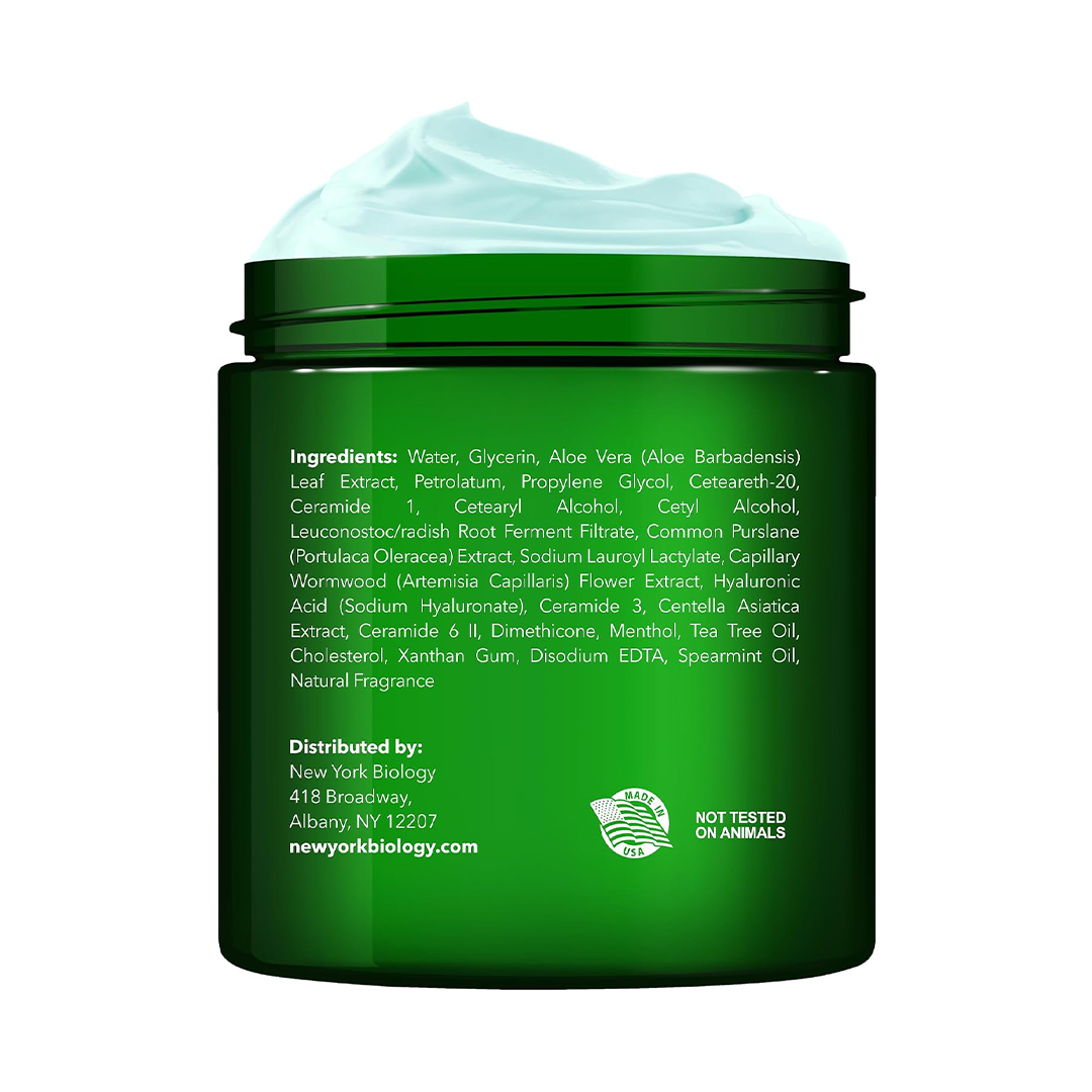 New York Biology Tea Tree Oil Foot Cream for Dry Cracked Feet 8oz