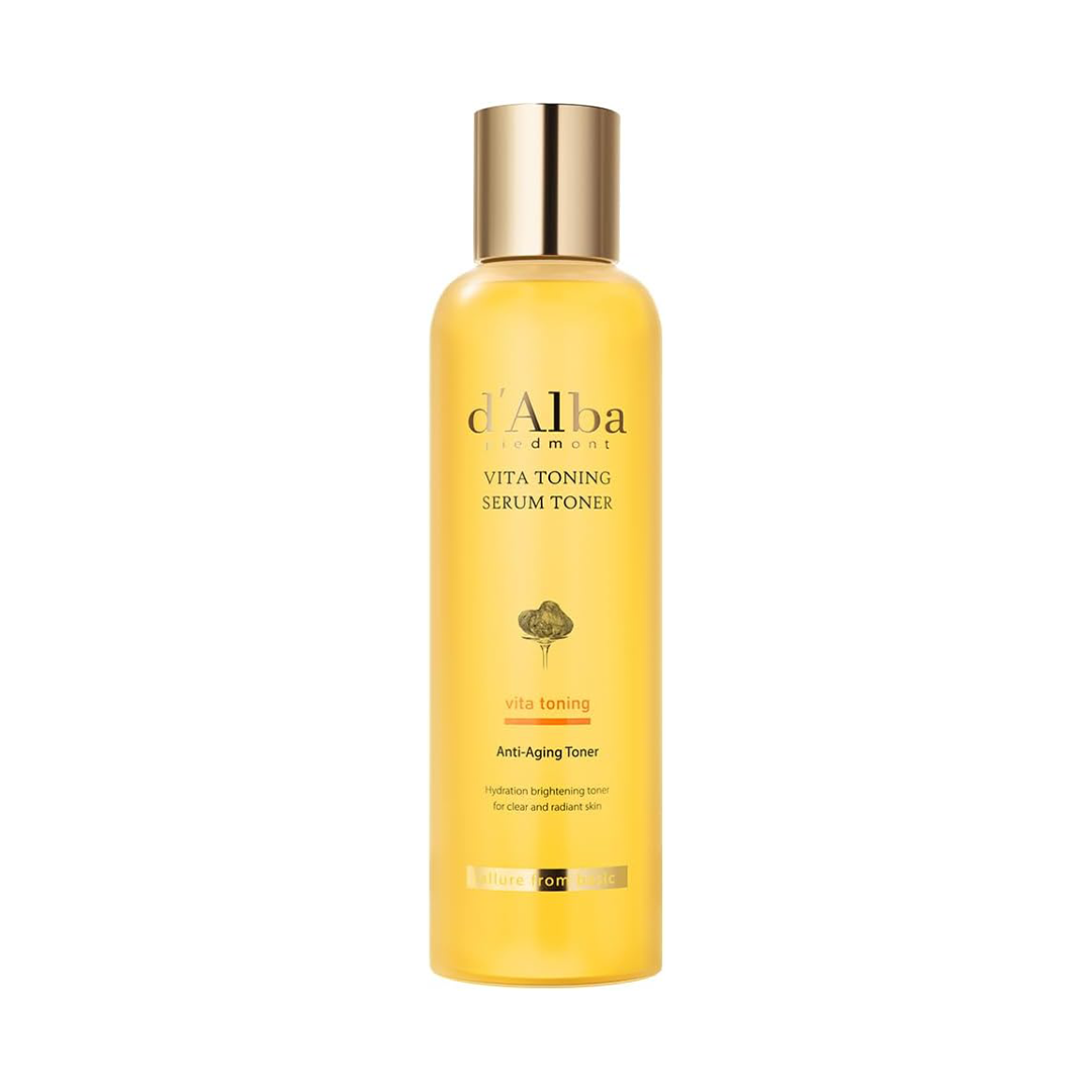dalba Piedmont White Truffle Vita Toning Serum Toner Glass Skin Hydration, 6.09 oz