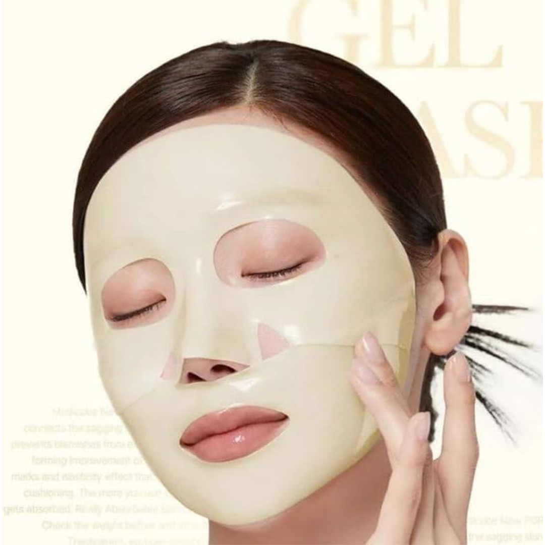 Medicube Kojic Acid Turmeric Gold Jelly Gel Mask Overnight Brightening Hydrating Firming Korean Glass Glow Skin Mask 4 Pack