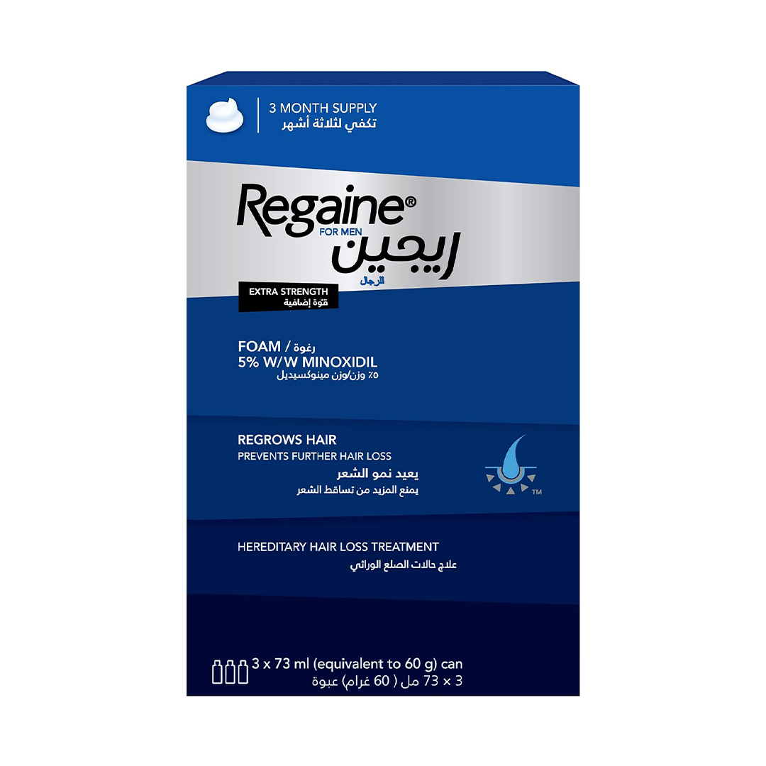 Regaine Men 5% Minoxidil Foam Triple Pack 60g