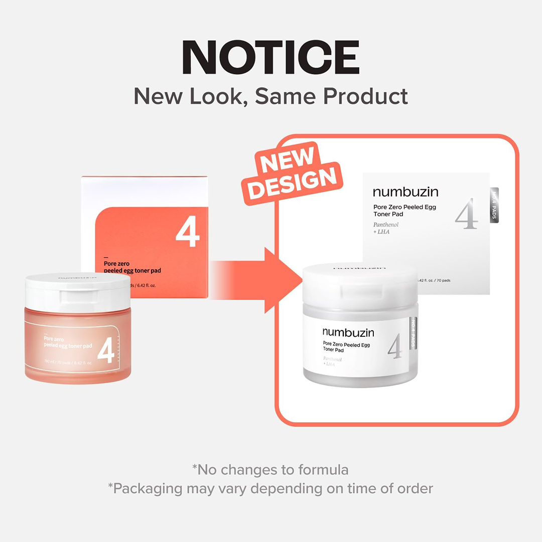 numbuzin No.4 Pore Zero Toner Pads 70 Pads