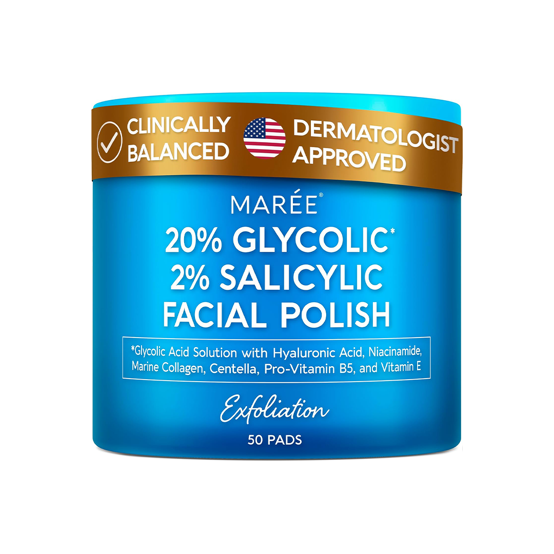 MAREE Glycolic Acid and Salicylic Acid Exfoliating Pads