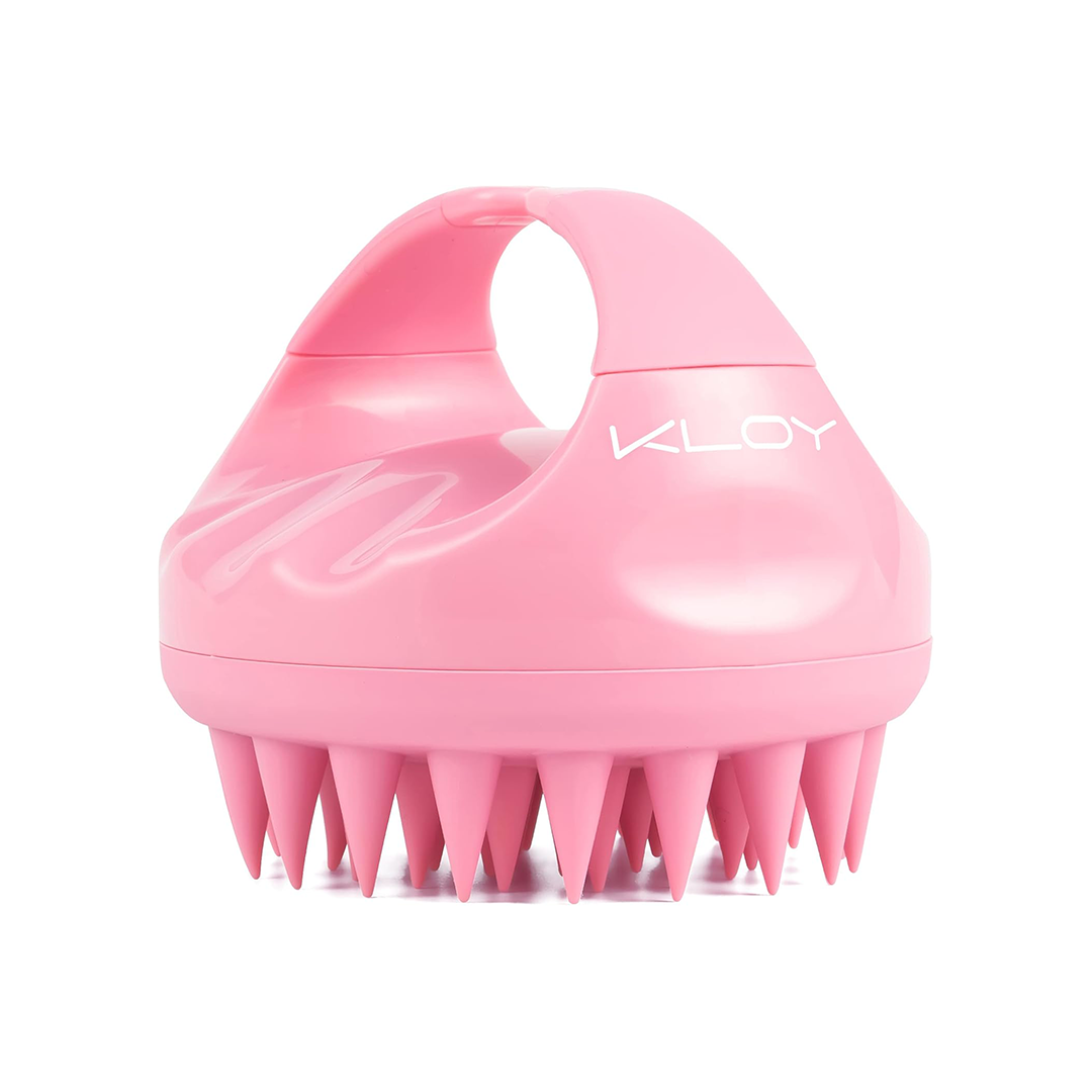 KLOY Hair Scalp Massager Shampoo Brush  with Soft Silicone Bristles for Scalp Care Hair Washing and Shower Use