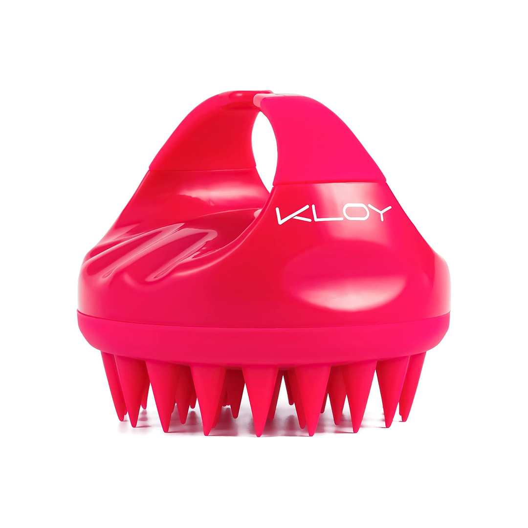 KLOY Hair Scalp Massager Shampoo Brush  with Soft Silicone Bristles for Scalp Care Hair Washing and Shower Use