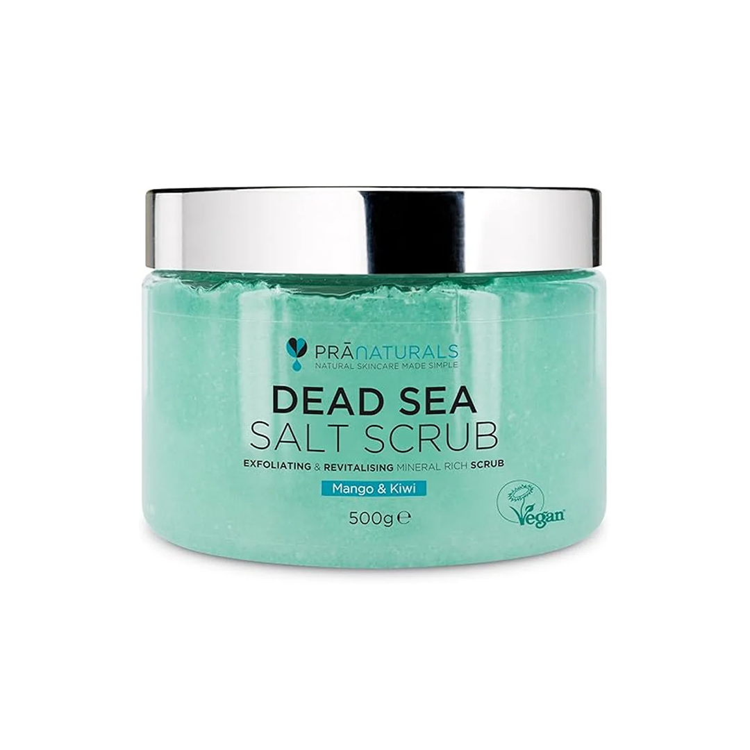 PraNaturals Dead Sea Body Scrub 100% Natural Mineral Salt Scrub, 500g