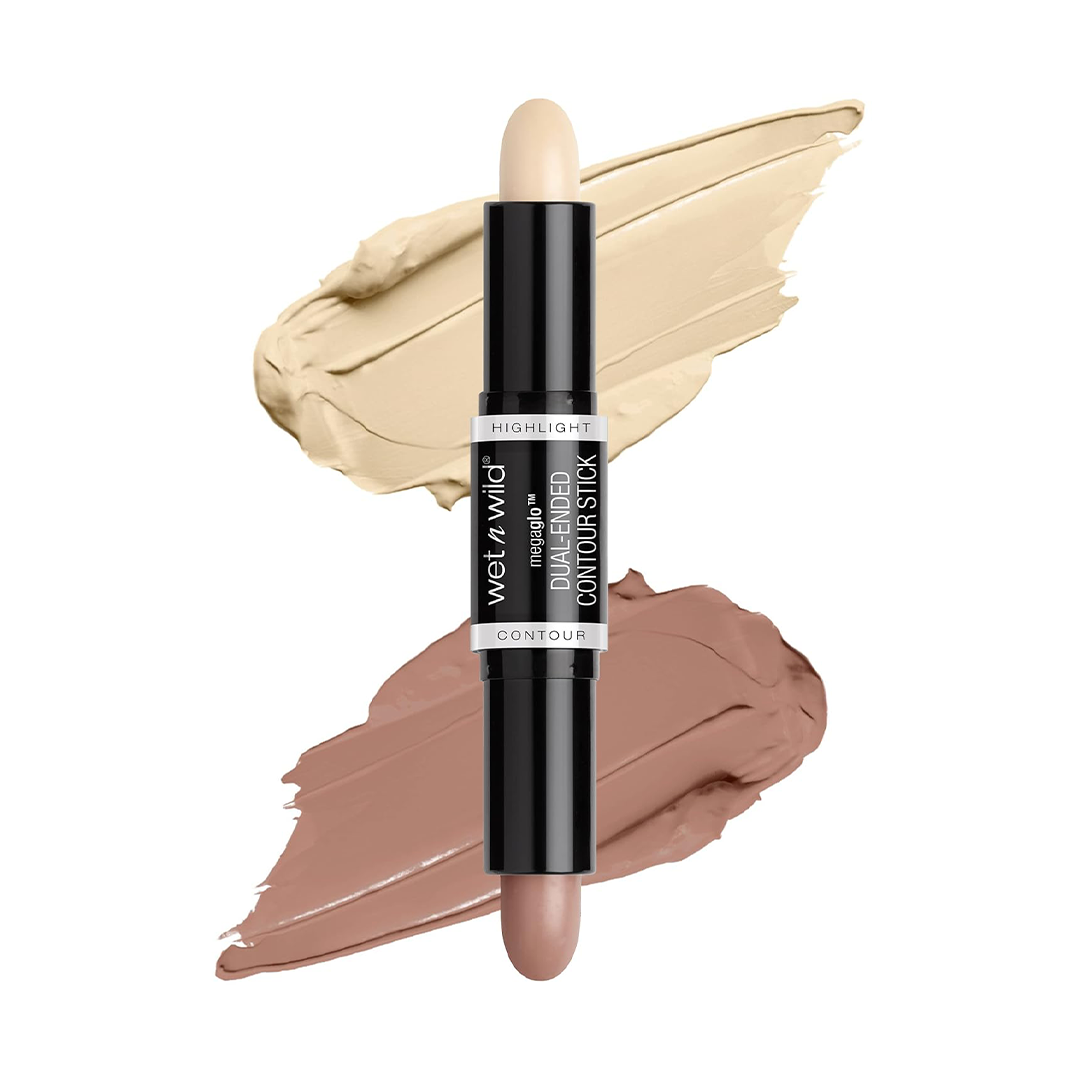 Wet n Wild Highlighter & Contour Palette Light Medium 8g Face Sculpting and Glow Makeup Kit
