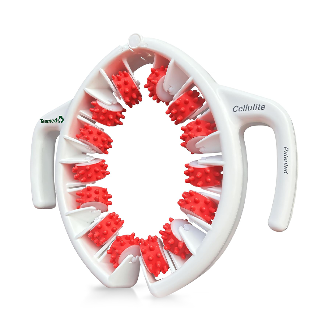 TESMED Cellulite Massager Anticellulite Roller Device for Skin Firming & Smoothing Color May Vary