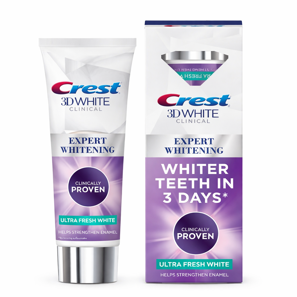 Crest 3DWhite Clinical Miracle Glow Advanced Whitening Technology Toothpaste 75ml
