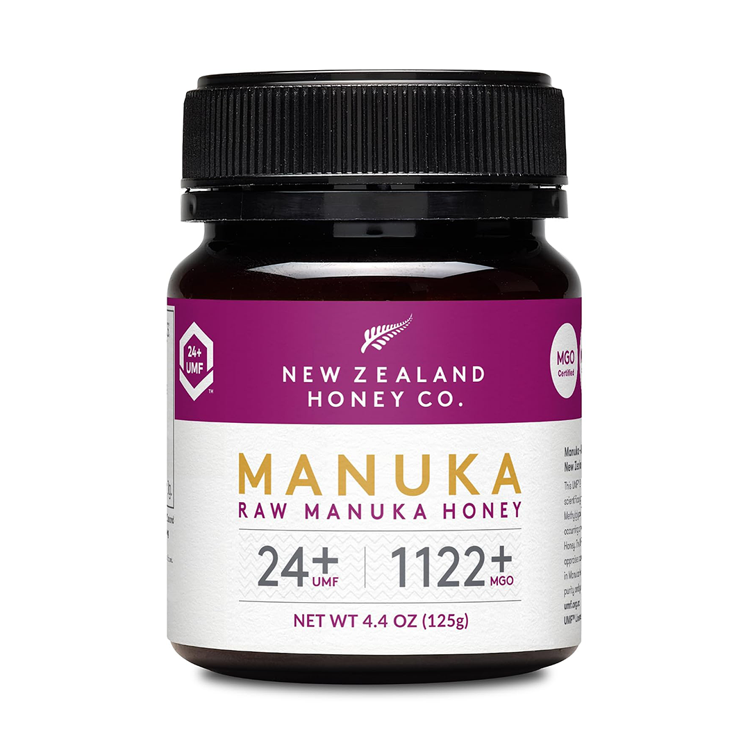 New Zealand Honey Co. Raw Manuka Honey UMF 24+ MGO 1122+ Medical Grade, 125g