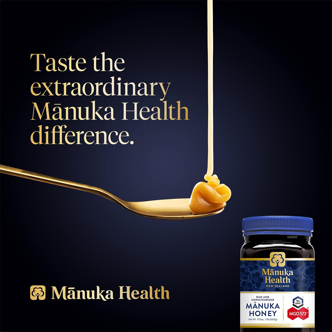 Manuka Health Mānuka Honey MGO 573+ UMF 16+ – 500g