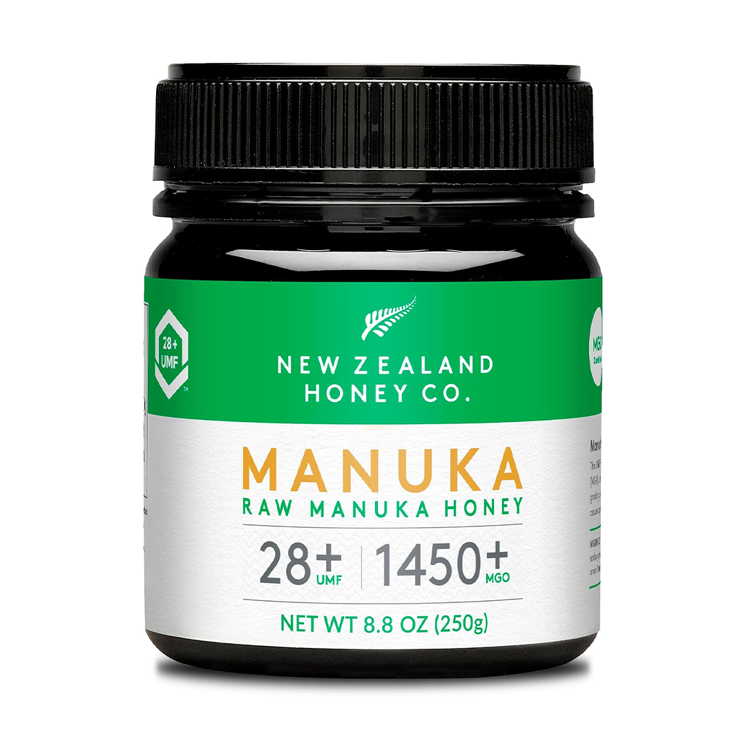 New Zealand Honey Co Raw Manuka Honey UMF 28 MGO 1450 Certified Pure 250g