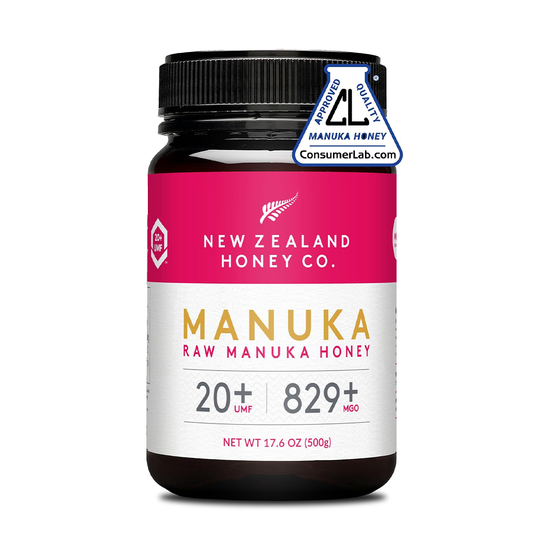 New Zealand Honey Co Manuka Honey UMF 20 MGO 829 Active Raw New Zealand 500g