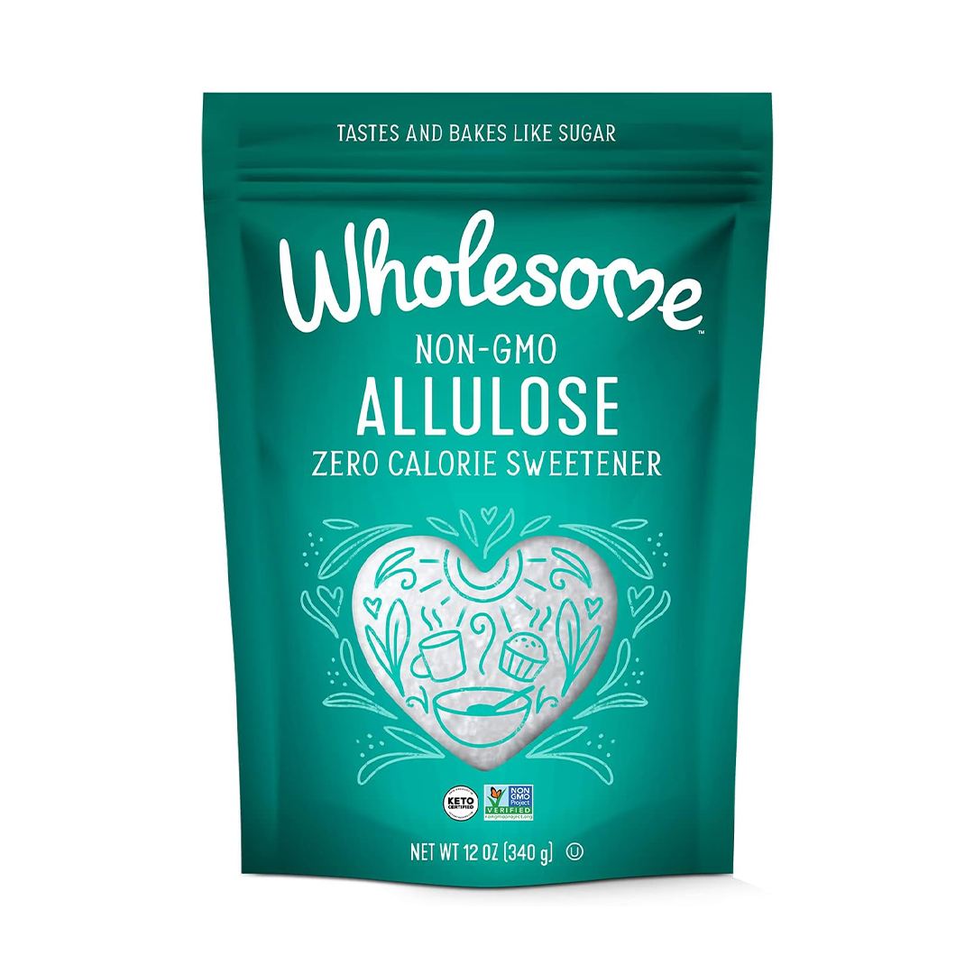 Wholesome Sweeteners Allulose Zero Calorie Sweetener Non GMO Keto Friendly 340g