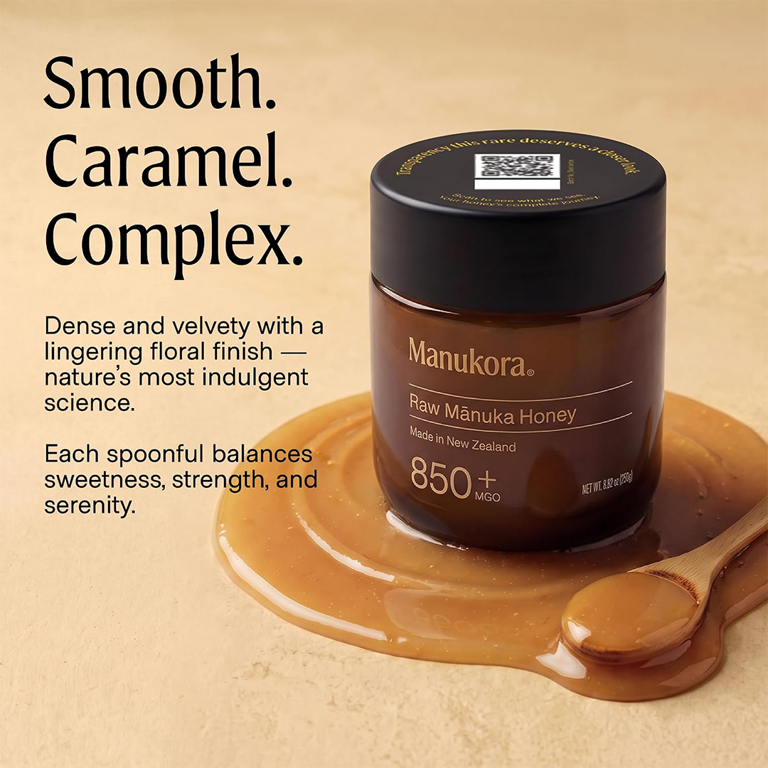 Manukora UMF 20+ / MGO 850+ Raw MŽnuka Honey The "Ultra-Premium" Medical-Grade Elixir