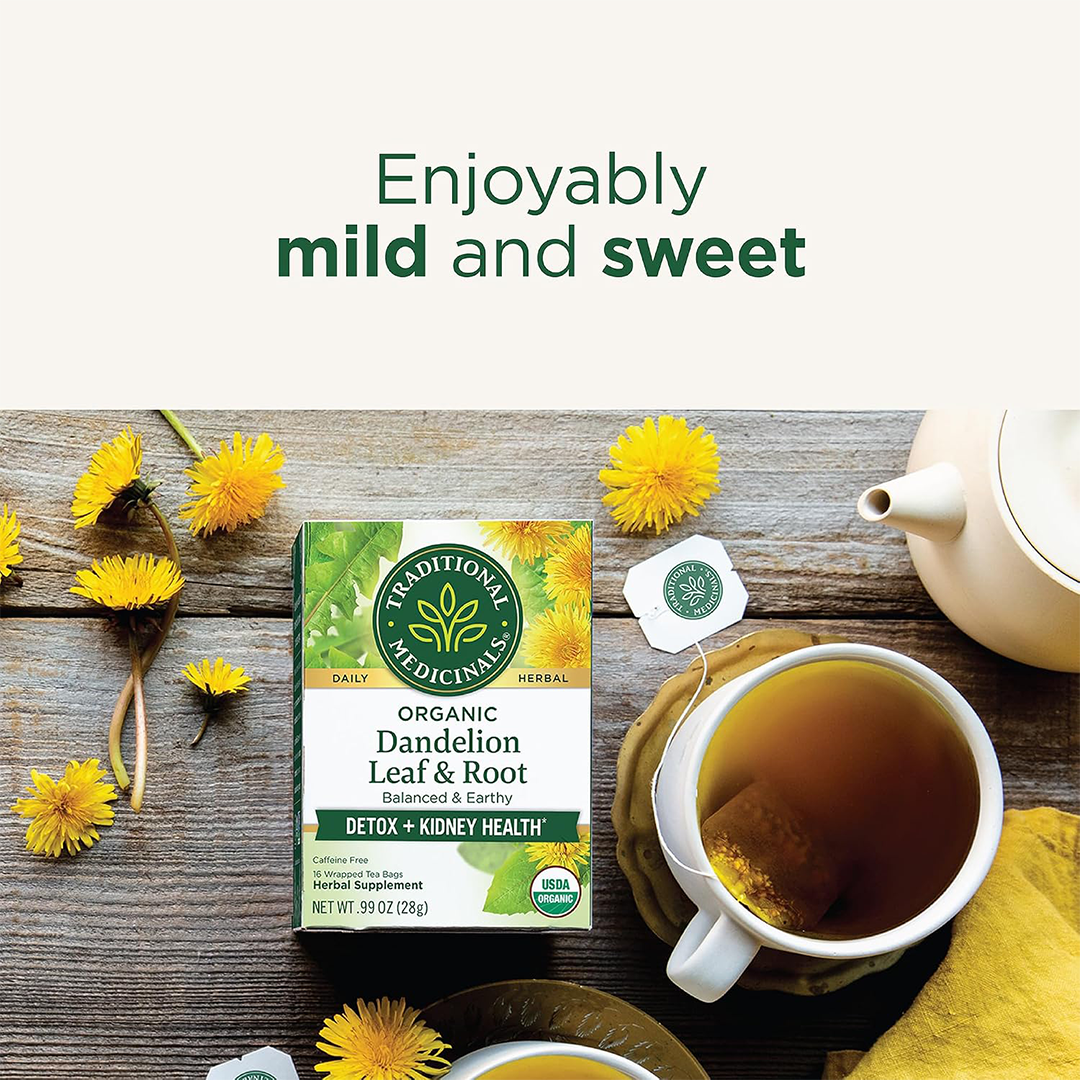 Traditional Medicinals Organic Dandelion Leaf & Root The "Natural Diuretic" Cleanse