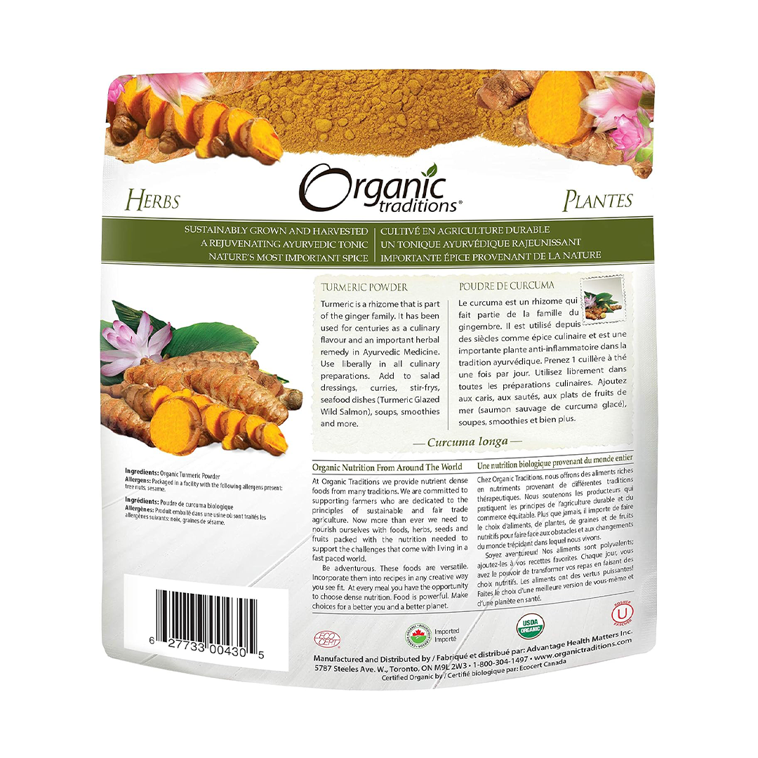 Organic Traditions Turmeric Powder 200g