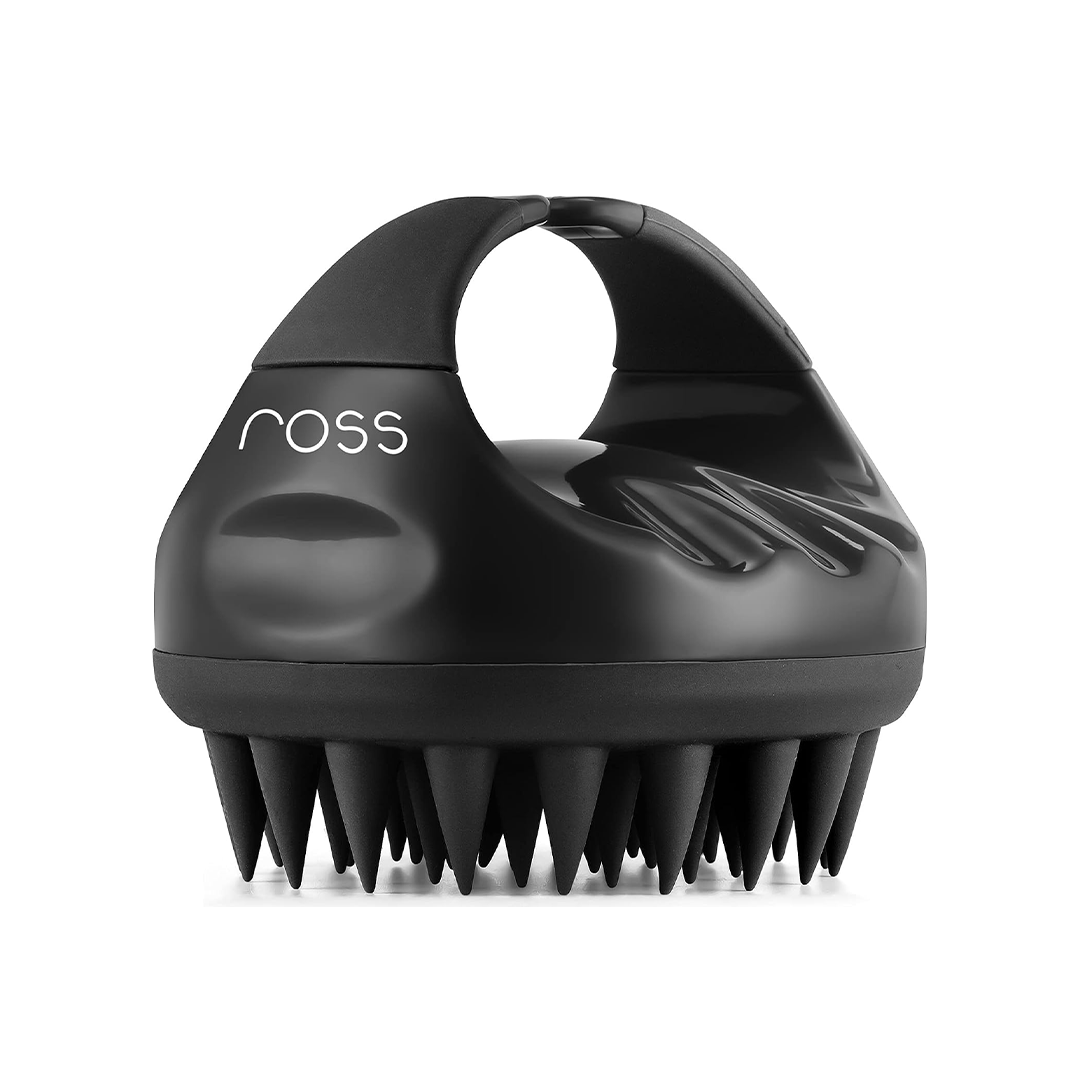 Ross Scalp Massager Brush Black