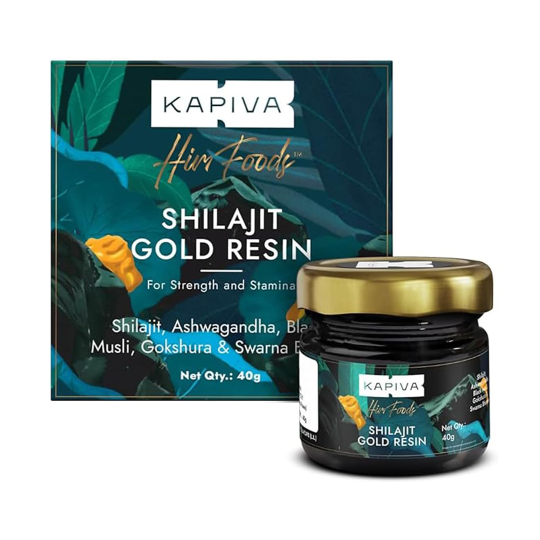 Kapiva Shilajit Gold Resin 40g Ayurvedic Stamina & Energy Support