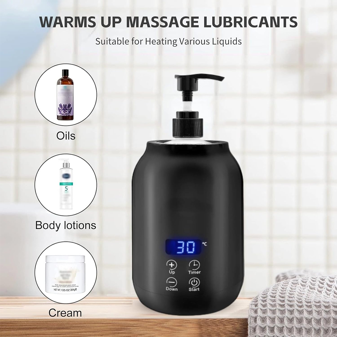 KASTWAVE Massage Oil Warmer Dual Bottle Professional Oil Heater for Spa & Salon