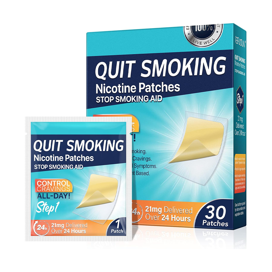 Quit Smoking Nicotine Patches Step 1 (21 mg) The "24-Hour" Craving Control