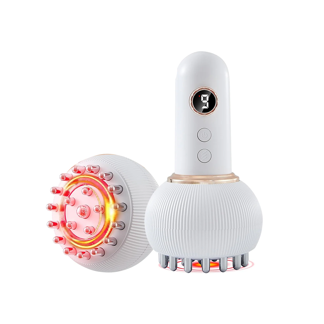 Lymphatic Drainage & Anti-Cellulite Massager Microcurrent, Heat, Light & Vibration for Body Sculpting