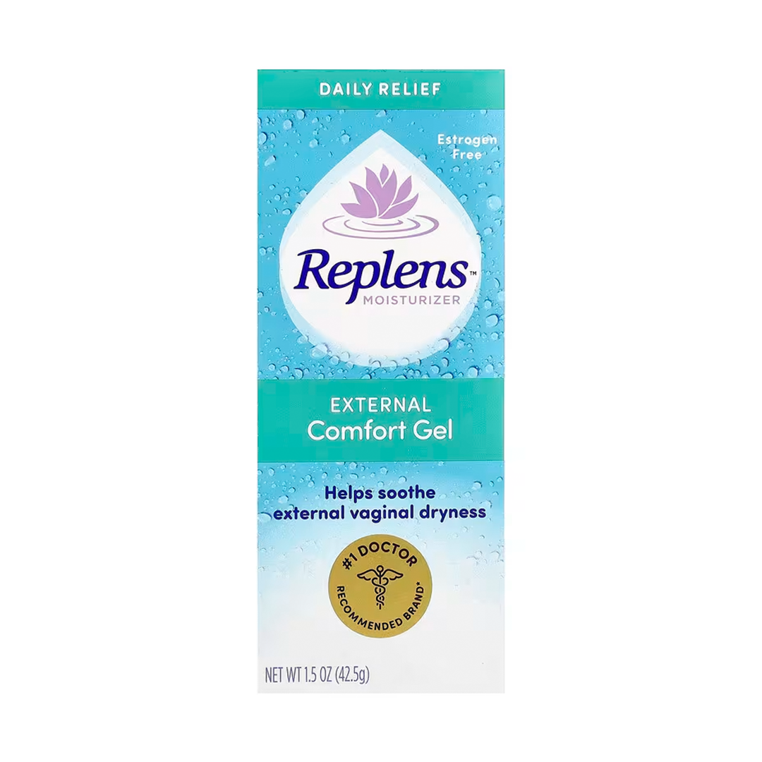 Replens External Comfort Gel Vaginal Dryness Moisturizer, 1.5 oz