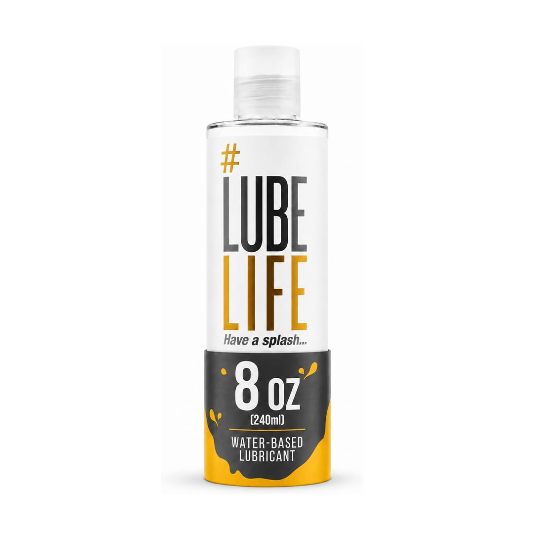 Lube Life Water Based Personal Lubricant 240ml Gentle Body Safe Formula for Men Women and Couples Paraben Glycerin Free