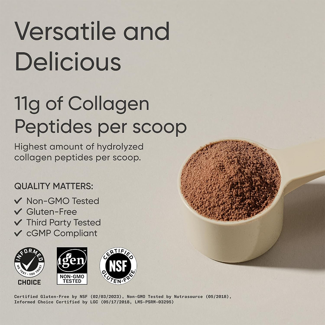 Sports Research Collagen Peptides Dark Chocolate 1.42lb