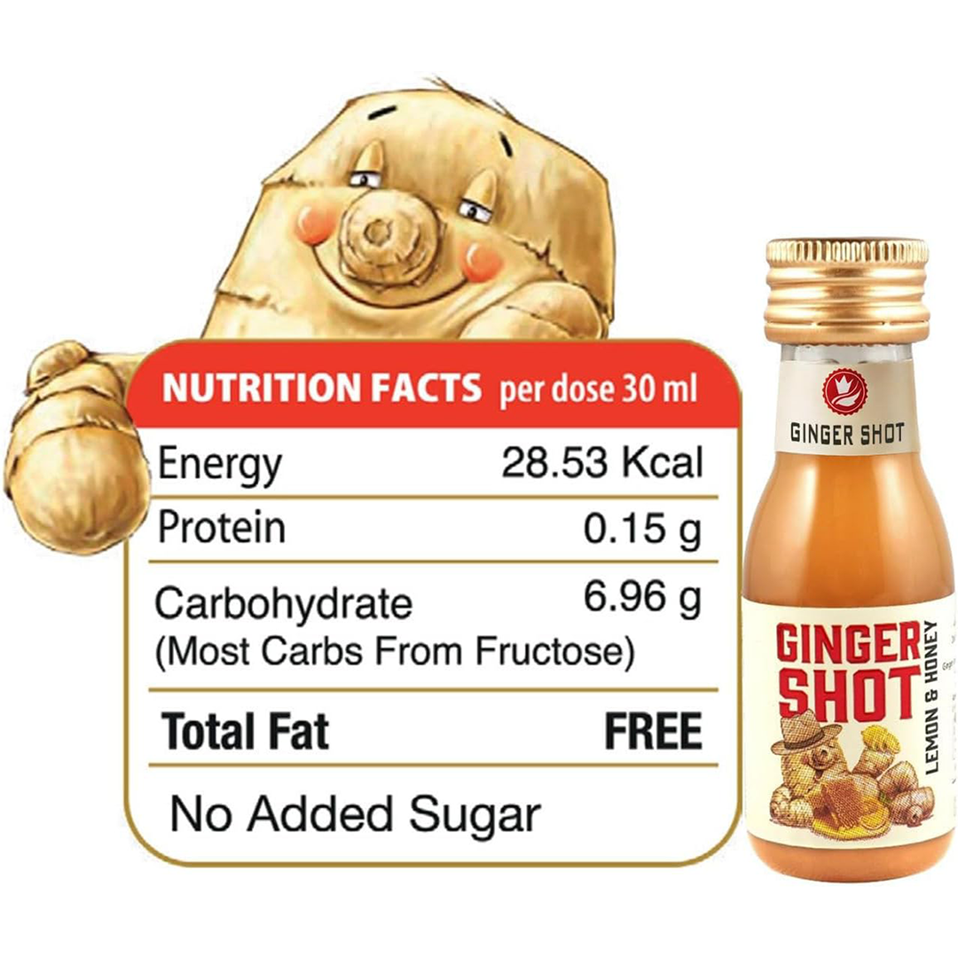 Ginger Shot Pack of 6 30ml Each
