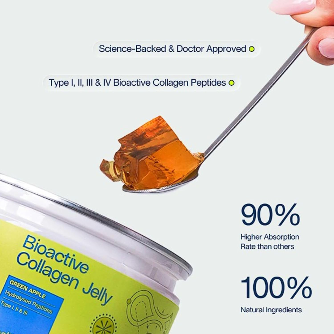 Bioactive Collagen Jelly Green Apple 400g