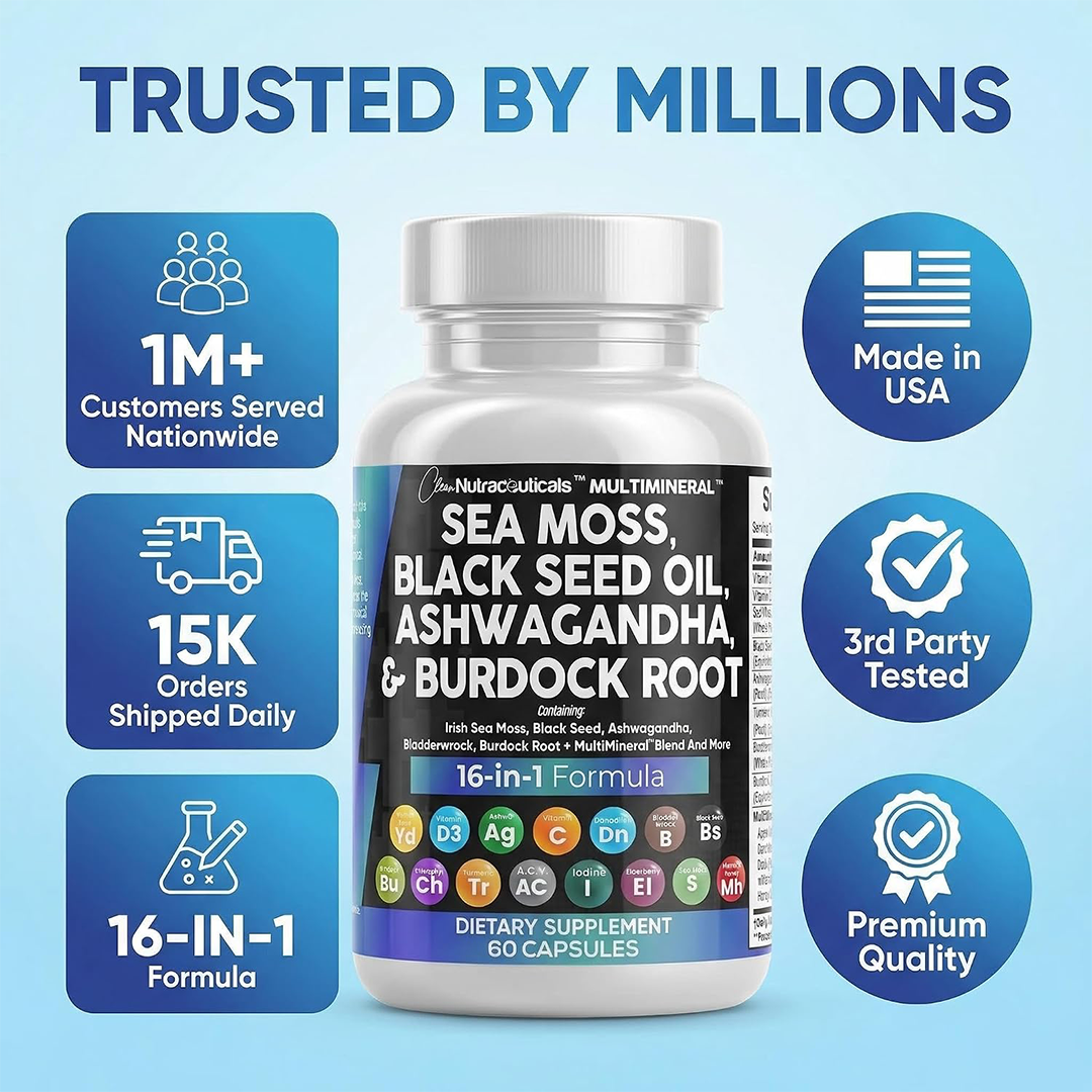 Clean Nutraceuticals Sea Moss Supplement