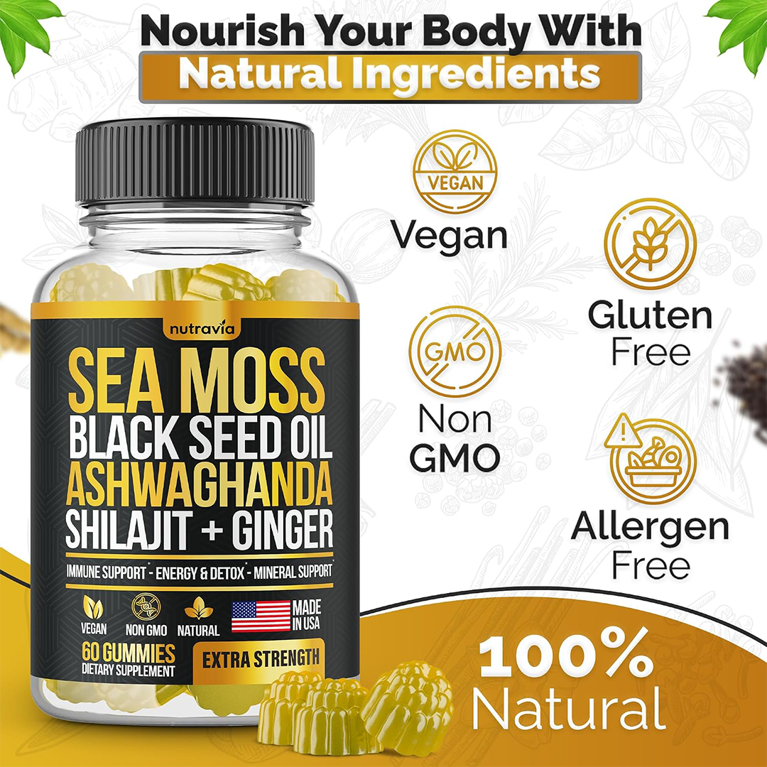Sea Moss Advanced Strength Gummies