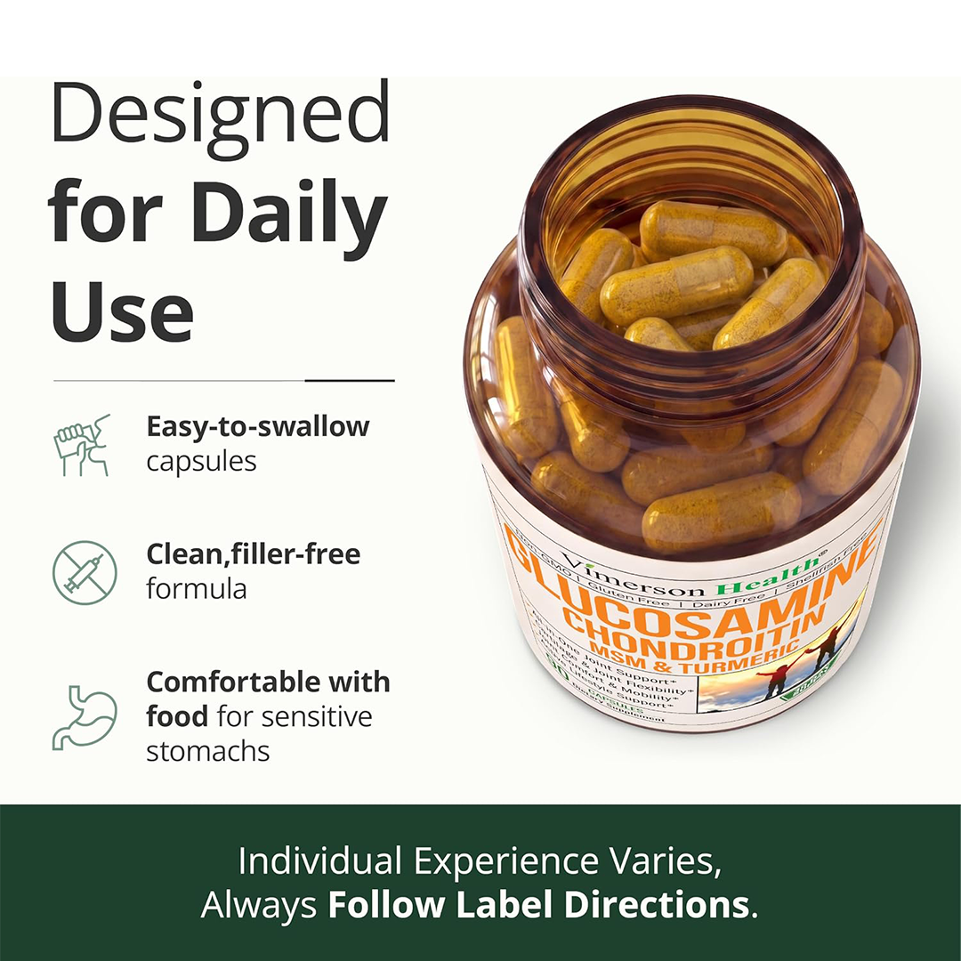 Glucosamine Chondroitin MSM Joint Support Capsules