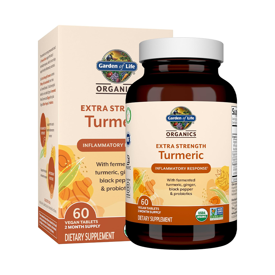 Garden of Life Turmeric Supplement 60 Tablets