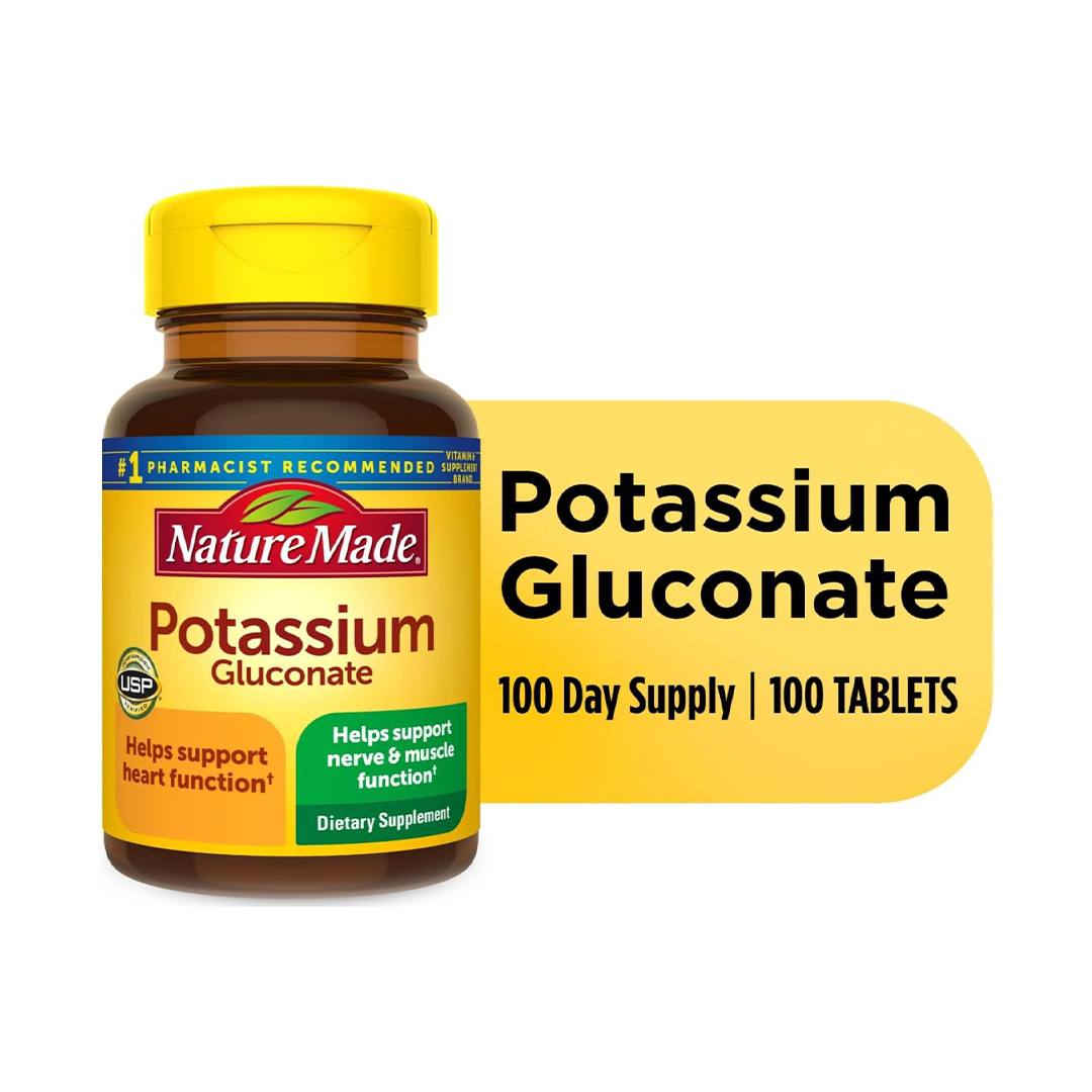 Nature Made Potassium Gluconate Tablets