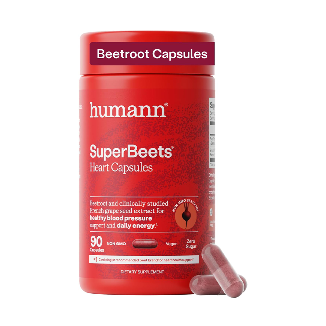 Humann SuperBeets Beet Root Capsules