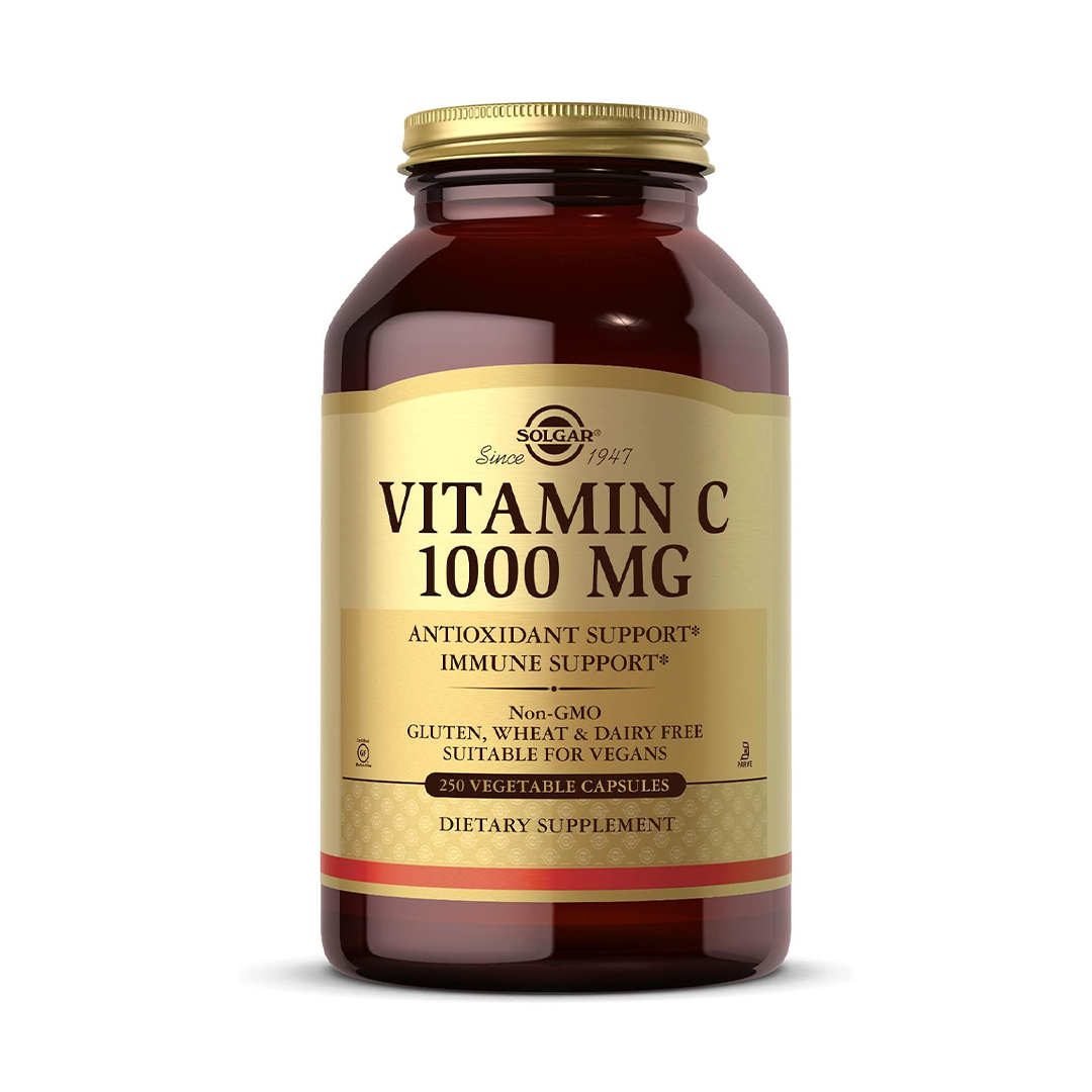 Solgar Vitamin C 1000mg Capsules Antioxidant & Immune Support Gluten-Free Vegan Dietary Supplement