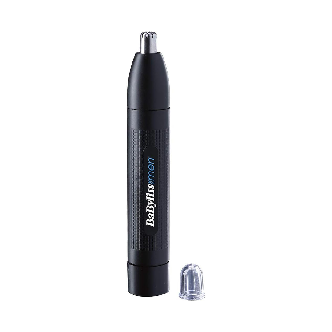 BaByliss E650SDE Battery Operated Nose and Ear Hair Trimmer for Men