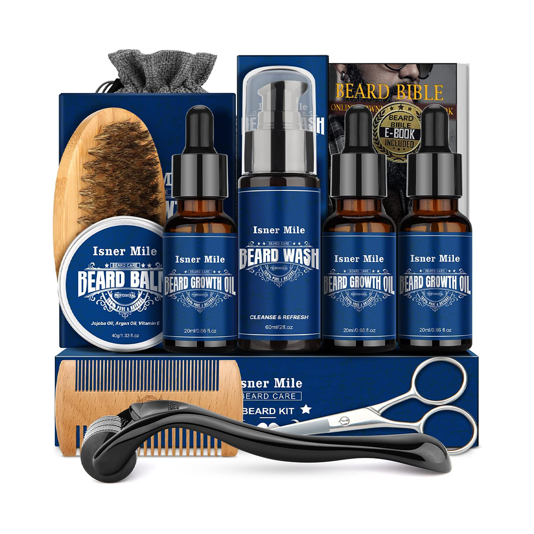 Isner Mile Beard Care & Growth Kit for Men